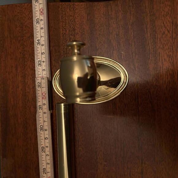 Ralph Lauren Home Engraved Wall Mounted Towel Bar Set 31” Bar 3 pieces  Read - Picture 7 of 15